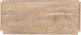 Cyrus Sideboard Buffet - Timeless Mid-Century Elegance in Solid Ash Burl Wood for Your Home Decor
