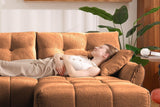 CHARLOTTE 78" 2-Seater Sofa with 1 Ottoman