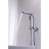 Sens 2-Handle Freestanding Claw Foot Tub Faucet with Hand Shower in Polished Chrome