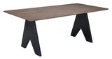 Lisse Rectangular Dining Table Espresso