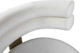 Fitzroy Velvet Counter Stool Set - Sophisticated Design with Upholstered Legs and Gold Accents