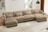CLOUDIES 173" 4 Seater Sofa with 2 Ottomans