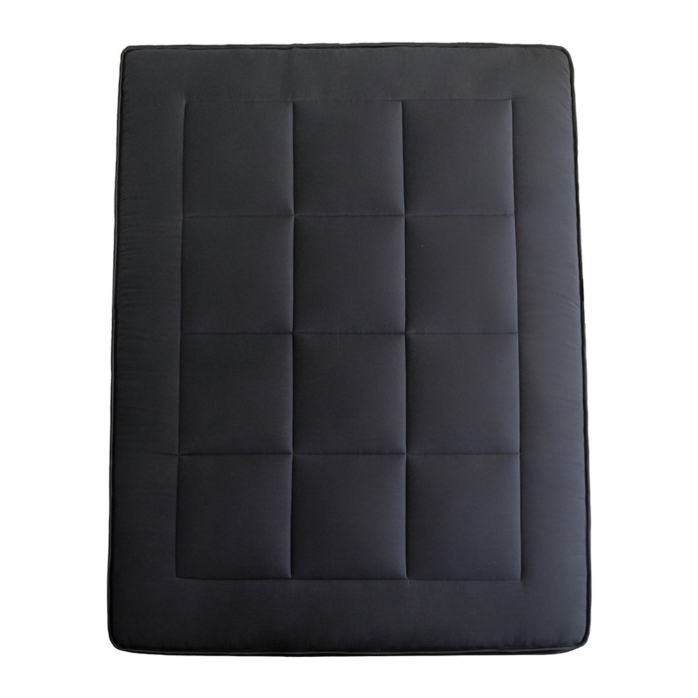 MAXYOYO Padded Japanese Floor Mattress, Black Foldable Roll Up Futon Mattress