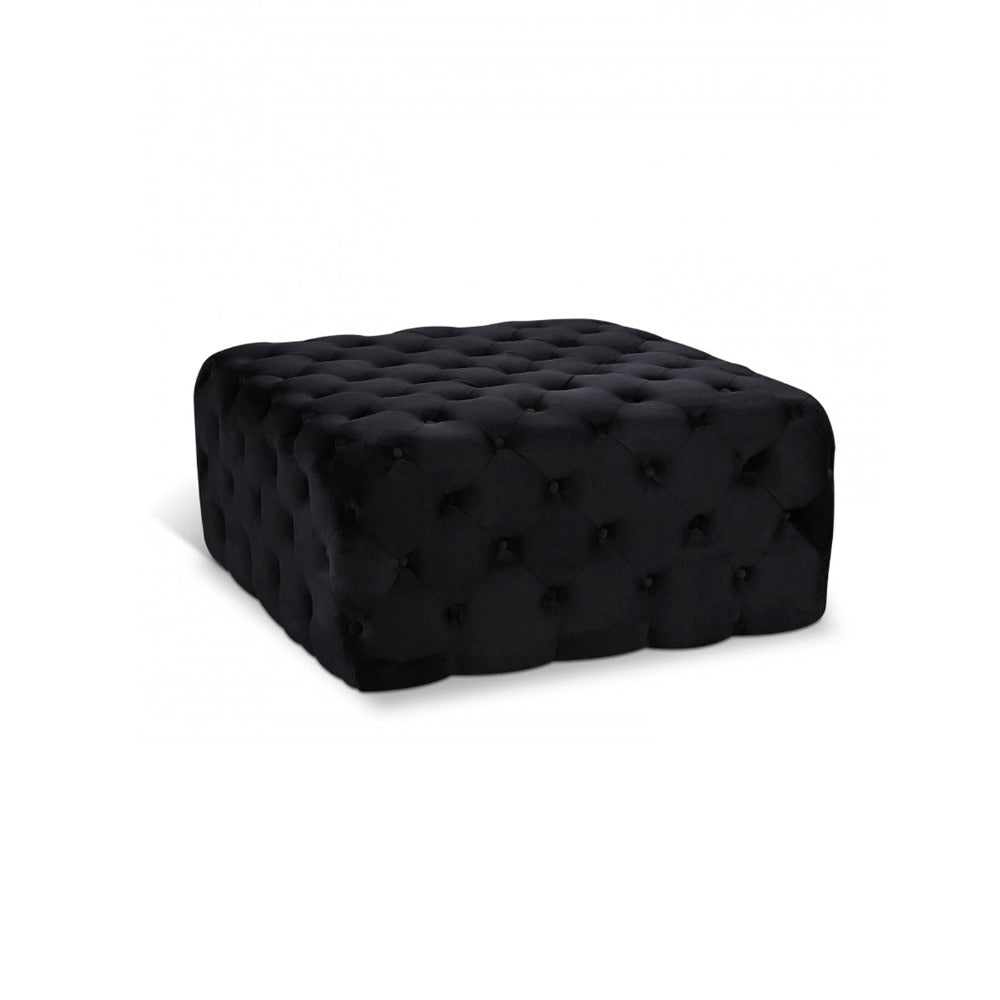 Ariel Velvet Ottoman | Bench