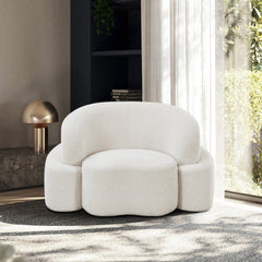 Principessa Boucle Fabric Living Room Chair