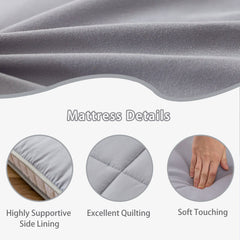 MAXYOYO Padded Japanese Floor Mattress, Grey style