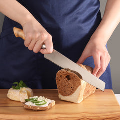 OLIV Series 8-Inch Bread Knife, Forged Swedish 14C28N Steel, 501585