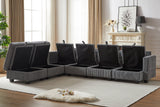 HARLOW 114" Corduroy Sofa w/ Storage