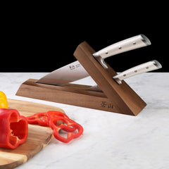 S1 Series 3-Piece TAI Knife Block Set, Forged German Steel, Walnut Block, 1026023