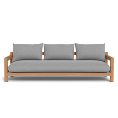 Pacific 3 Seat Sofa (Teak Natural / Panama Grafito / Batyline White)