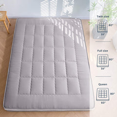 MAXYOYO Padded Japanese Floor Mattress, Grey style