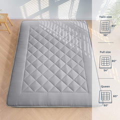 MAXYOYO Padded Japanese Floor Mattress, Grey style