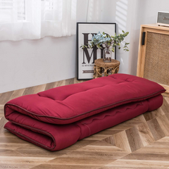 MAXYOYO Super thick Japanese Floor Futon Mattress, Burgundy