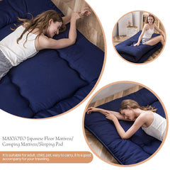 MAXYOYO Suitable For Living Room Futon Matrress, Navy