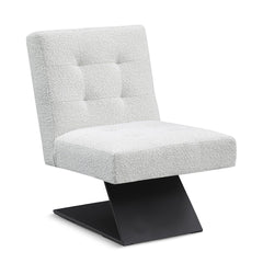 Zeal Boucle Fabric Accent Chair