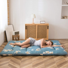 MAXYOYO floor mattress, convenient for storage of the futon mattresses，Floral Printed Rustic Style