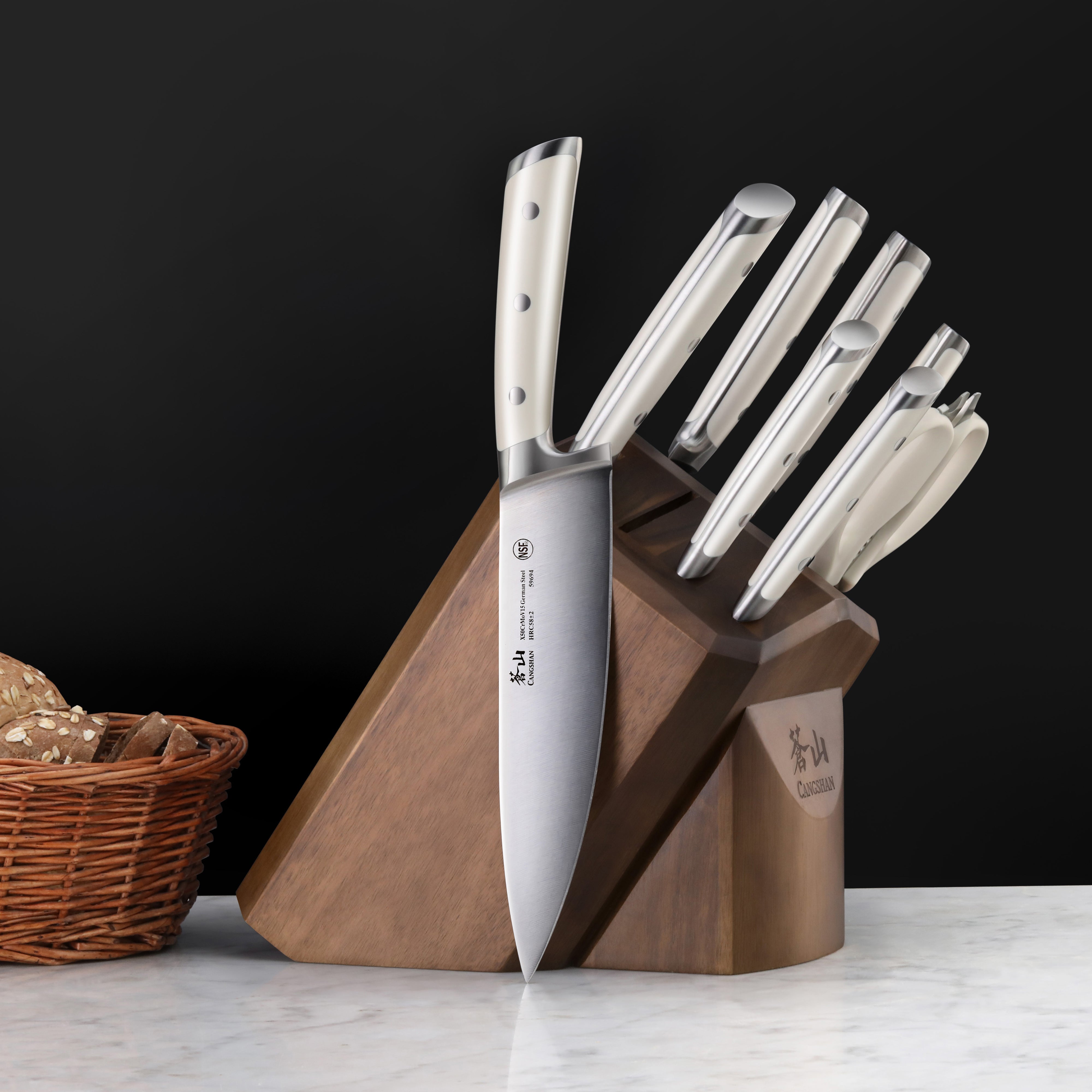 S1 Series 10-Piece Knife Block Set, Forged German Steel, 1026139