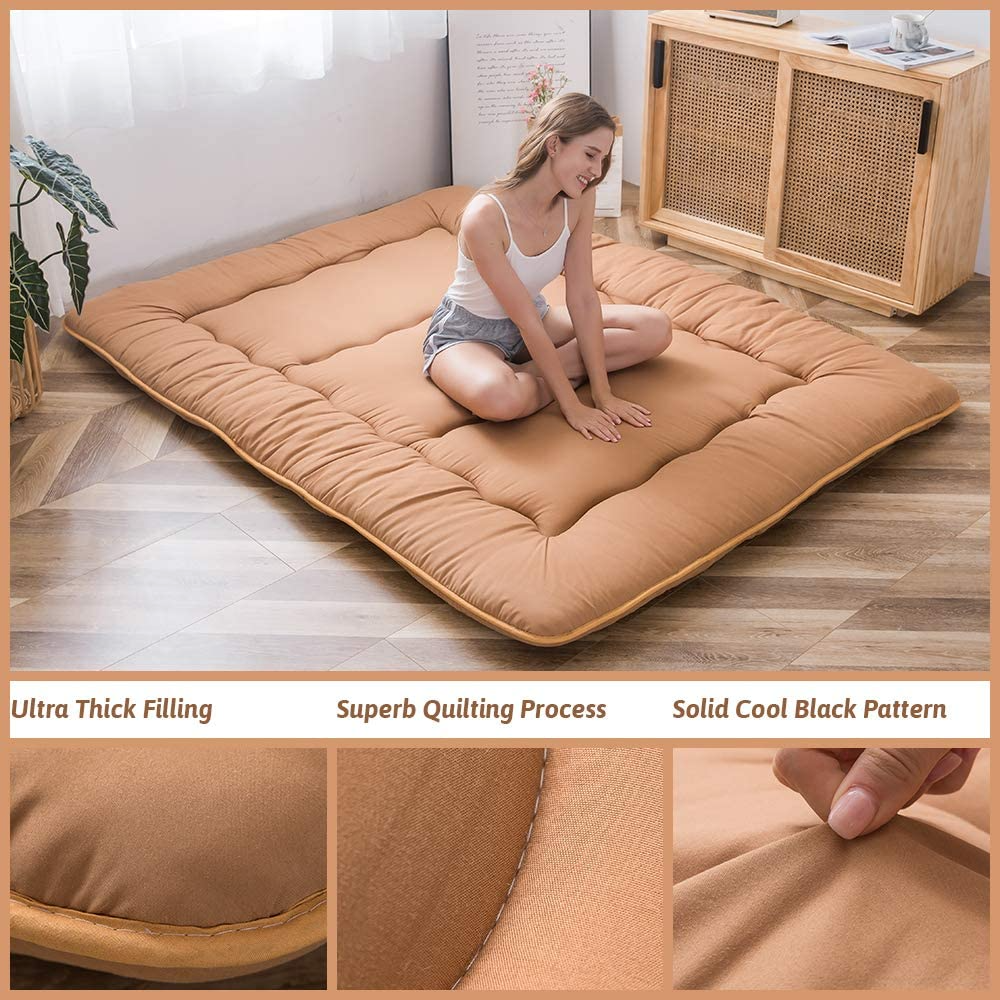 MAXYOYO Japanese Floor Futon Mattress, Portable futon mattress