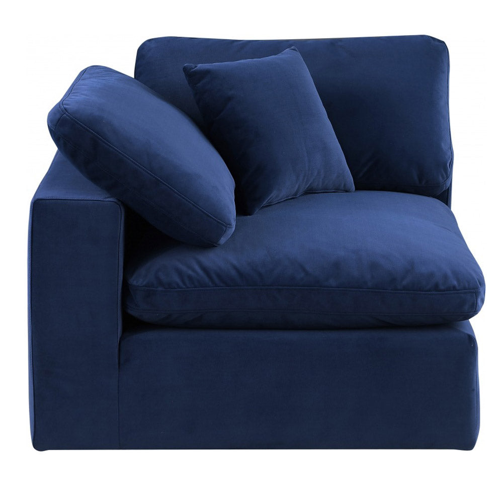 Comfy Velvet Corner Chair