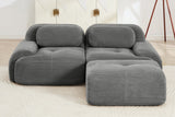 MIA 82'' Loveseat with 1 Ottoman