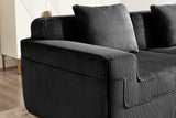 MARTHA 81" Loveseat with 1 Ottoman