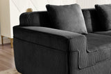 MARTHA 117" 3-Seater Sofa with 2 Ottomans