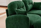 MOLLY 140" 4 Seater Sofa with 2 Ottomans