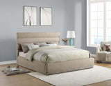 Adam - Chenille Fabric Bed With 52" Headboard