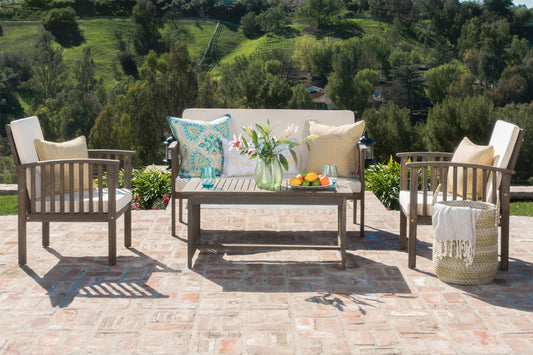 LOVEN Outdoor 4-Piece Chat Set