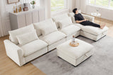 PERTH 157" 4-Seater Sofa with 2 Ottomans 12