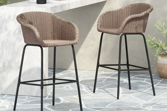 ZENRO Outdoor Barstool - Set of 2