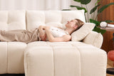 CHARLOTTE 78" 2-Seater Sofa with 1 Ottoman