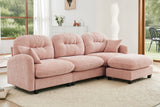 MOLLY 107" 3 Seater Sofa with 1 Ottoman