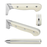 APERTIVO Series 8-Piece Knife Block Set German Steel, Bamboo Block (White), 1026849