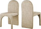 Summer Luxurious Contemporary Dining Chairs - Stylish Set of 2 with Durable Steel Frame