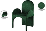 Summer Contemporary Dining Arm Chair Set of 2 - Luxurious Upholstery, Durable Steel Frame Design