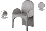 Summer Contemporary Dining Arm Chair Set of 2 - Luxurious Upholstery, Durable Steel Frame Design