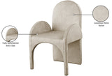 Summer Contemporary Dining Arm Chair Set of 2 - Luxurious Upholstery, Durable Steel Frame Design