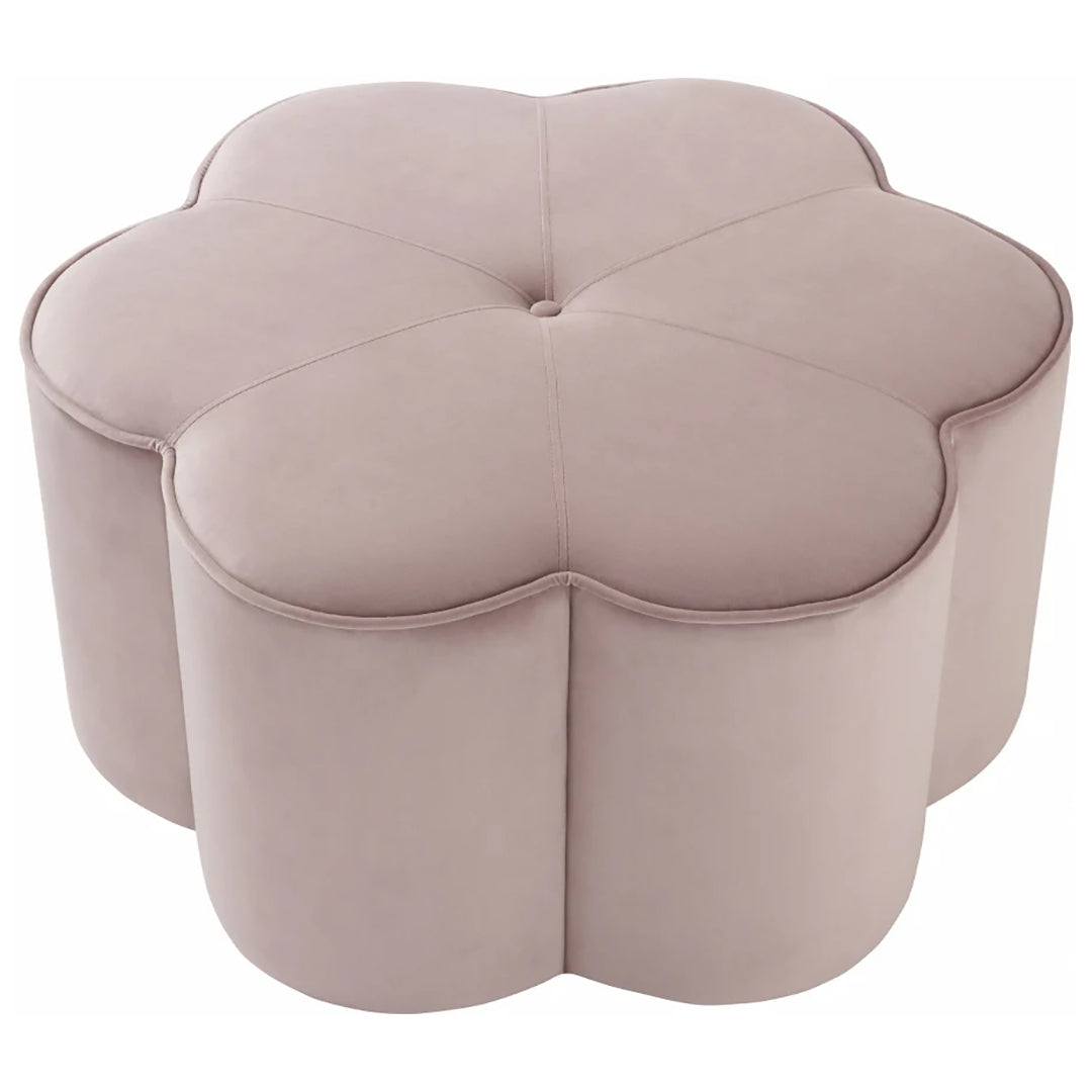 Daisy Velvet Ottoman