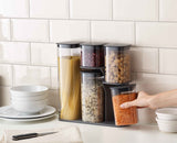 Podium™ 5-piece Grey Storage Container Set