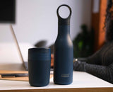 2-piece Blue Travel Mug & Bottle Set