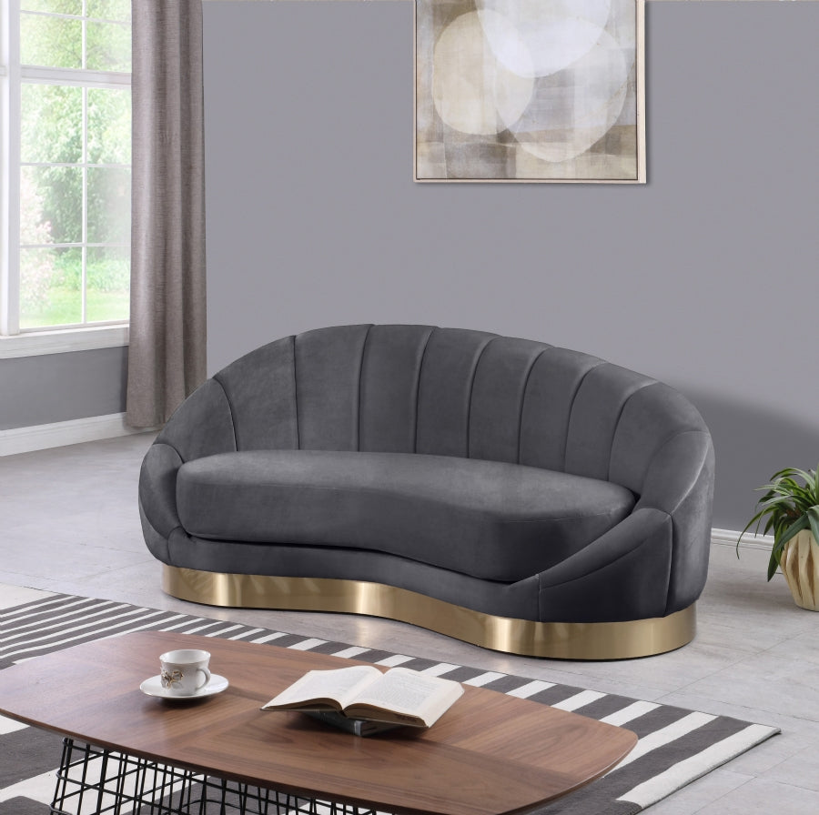 Shelly Velvet Chaise