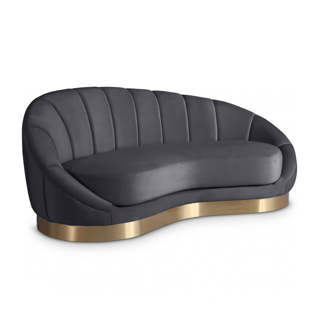 Shelly Velvet Chaise