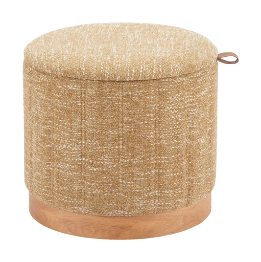 Fije Storage Ottoman Oat Yellow