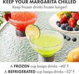 Frozen Margarita & Cocktail Chiller Glasses | Set of 4
