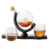 Middle Earth Decanter Set with Gold Ring 