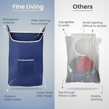 Door Hanging Laundry Bag - Navy Blue - XL