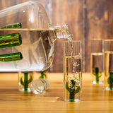 Tequila Decanter Set with Cactus Decanter (Cactus)