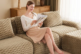 LAURENT 146" 4-Seater Sofa with 1 Ottoman
