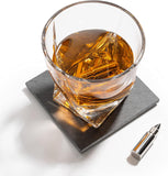 Luxurious Bar Gift Set - 2 Whiskey Glasses + 10 Bullets